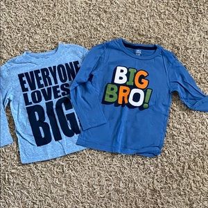 3T big bro shirts